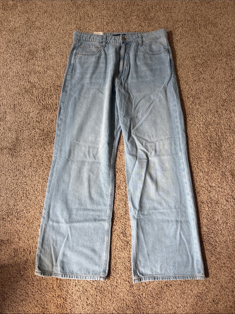 Aeropostale Light Wash Wide-Leg Jeans